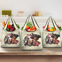 Kentucky Horse Racing Grocery Bag Black Derby Lady Cream Roses