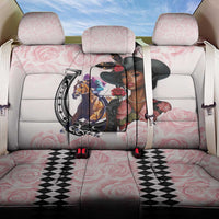 Kentucky Horse Racing Back Car Seat Cover Black Derby Lady Pink Roses