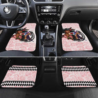 Kentucky Horse Racing Car Mats Black Derby Lady Pink Roses