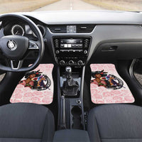 Kentucky Horse Racing Car Mats Black Derby Lady Pink Roses