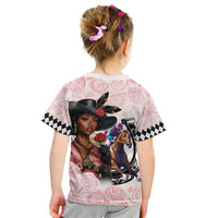 Kentucky Horse Racing Kid T Shirt Black Derby Lady Pink Roses