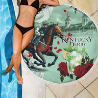 Kentucky Horse Racing Beach Blanket Churchill Downs Derby Mint Julep Cocktail
