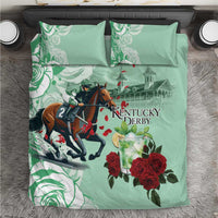 Kentucky Horse Racing Bedding Set Churchill Downs Derby Mint Julep Cocktail