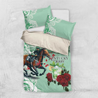 Kentucky Horse Racing Bedding Set Churchill Downs Derby Mint Julep Cocktail