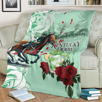 Kentucky Horse Racing Blanket Churchill Downs Derby Mint Julep Cocktail
