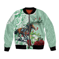 Kentucky Horse Racing Bomber Jacket Churchill Downs Derby Mint Julep Cocktail