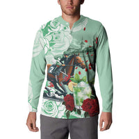 Kentucky Horse Racing Button Sweatshirt Churchill Downs Derby Mint Julep Cocktail