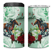 Kentucky Horse Racing 4 in 1 Can Cooler Tumbler Churchill Downs Derby Mint Julep Cocktail