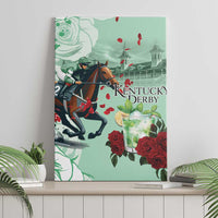 Kentucky Horse Racing Canvas Wall Art Churchill Downs Derby Mint Julep Cocktail