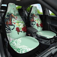 Kentucky Horse Racing Car Seat Cover Churchill Downs Derby Mint Julep Cocktail