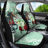 Kentucky Horse Racing Car Seat Cover Churchill Downs Derby Mint Julep Cocktail