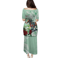 Kentucky Horse Racing Family Matching Puletasi and Hawaiian Shirt Churchill Downs Derby Mint Julep Cocktail