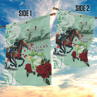 Kentucky Horse Racing Garden Flag Churchill Downs Derby Mint Julep Cocktail