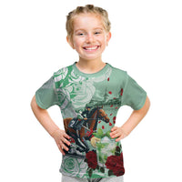 Kentucky Horse Racing Kid T Shirt Churchill Downs Derby Mint Julep Cocktail