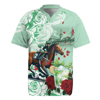 Kentucky Horse Racing Rugby Jersey Churchill Downs Derby Mint Julep Cocktail