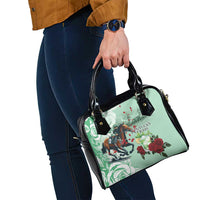 Kentucky Horse Racing Shoulder Handbag Churchill Downs Derby Mint Julep Cocktail