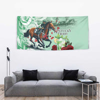 Kentucky Horse Racing Tapestry Churchill Downs Derby Mint Julep Cocktail