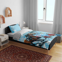 Kentucky Horse Racing Bedding Set Churchill Downs Derby Blueberry Mint Julep Cocktail