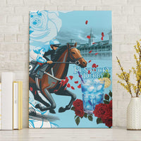 Kentucky Horse Racing Canvas Wall Art Churchill Downs Derby Blueberry Mint Julep Cocktail