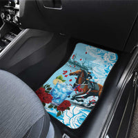Kentucky Horse Racing Car Mats Churchill Downs Derby Blueberry Mint Julep Cocktail