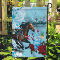Kentucky Horse Racing Garden Flag Churchill Downs Derby Blueberry Mint Julep Cocktail