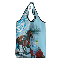 Kentucky Horse Racing Grocery Bag Churchill Downs Derby Blueberry Mint Julep Cocktail