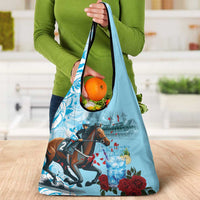 Kentucky Horse Racing Grocery Bag Churchill Downs Derby Blueberry Mint Julep Cocktail