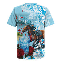 Kentucky Horse Racing Rugby Jersey Churchill Downs Derby Blueberry Mint Julep Cocktail