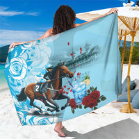 Kentucky Horse Racing Sarong Churchill Downs Derby Blueberry Mint Julep Cocktail