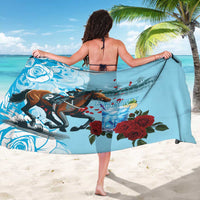 Kentucky Horse Racing Sarong Churchill Downs Derby Blueberry Mint Julep Cocktail