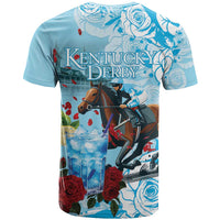 Kentucky Horse Racing T Shirt Churchill Downs Derby Blueberry Mint Julep Cocktail