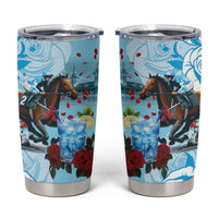 Kentucky Horse Racing Tumbler Cup Churchill Downs Derby Blueberry Mint Julep Cocktail