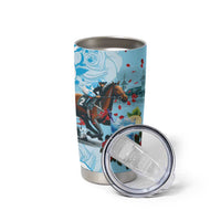 Kentucky Horse Racing Tumbler Cup Churchill Downs Derby Blueberry Mint Julep Cocktail