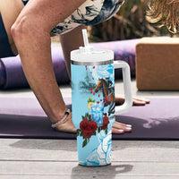 Kentucky Horse Racing Tumbler With Handle Churchill Downs Derby Blueberry Mint Julep Cocktail