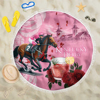 Kentucky Horse Racing Beach Blanket Churchill Downs Derby Strawberry Mint Julep Cocktail