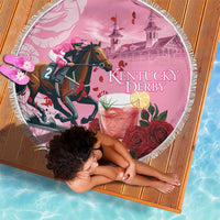Kentucky Horse Racing Beach Blanket Churchill Downs Derby Strawberry Mint Julep Cocktail