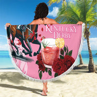 Kentucky Horse Racing Beach Blanket Churchill Downs Derby Strawberry Mint Julep Cocktail