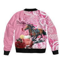 Kentucky Horse Racing Bomber Jacket Churchill Downs Derby Strawberry Mint Julep Cocktail