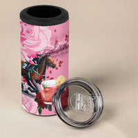 Kentucky Horse Racing 4 in 1 Can Cooler Tumbler Churchill Downs Derby Strawberry Mint Julep Cocktail