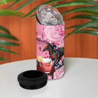 Kentucky Horse Racing 4 in 1 Can Cooler Tumbler Churchill Downs Derby Strawberry Mint Julep Cocktail