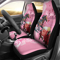 Kentucky Horse Racing Car Seat Cover Churchill Downs Derby Strawberry Mint Julep Cocktail