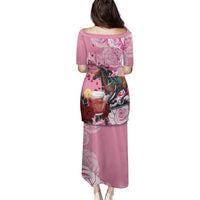 Kentucky Horse Racing Family Matching Puletasi and Hawaiian Shirt Churchill Downs Derby Strawberry Mint Julep Cocktail