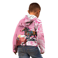 Kentucky Horse Racing Kid Hoodie Churchill Downs Derby Strawberry Mint Julep Cocktail