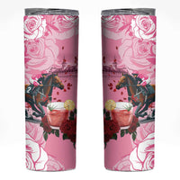 Kentucky Horse Racing Skinny Tumbler Churchill Downs Derby Strawberry Mint Julep Cocktail