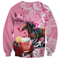 Kentucky Horse Racing Sweatshirt Churchill Downs Derby Strawberry Mint Julep Cocktail