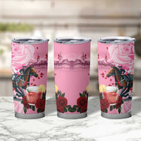 Kentucky Horse Racing Tumbler Cup Churchill Downs Derby Strawberry Mint Julep Cocktail