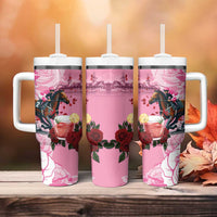 Kentucky Horse Racing Tumbler With Handle Churchill Downs Derby Strawberry Mint Julep Cocktail