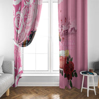 Kentucky Horse Racing Window Curtain Churchill Downs Derby Strawberry Mint Julep Cocktail