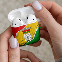 Burkina Faso Independence Day AirPods Case Coat Of Arms - Grunge Style - Wonder Print Shop