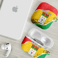 Burkina Faso Independence Day AirPods Case Coat Of Arms - Grunge Style - Wonder Print Shop